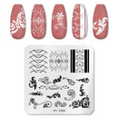 PICT YOU Nail Stamping Plate Geometric Line DIY Image Plate Stencil For Nails Polish Printing Stamping Templates Design Tools