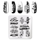 PICT YOU Nail Stamping Plate Geometric Line DIY Image Plate Stencil For Nails Polish Printing Stamping Templates Design Tools