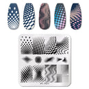PICT YOU Nail Stamping Plate Geometric Line DIY Image Plate Stencil For Nails Polish Printing Stamping Templates Design Tools