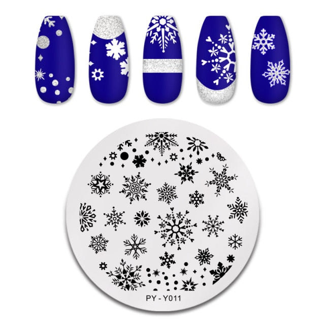 PICT YOU Nail Stamping Plate Geometric Line DIY Image Plate Stencil For Nails Polish Printing Stamping Templates Design Tools