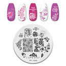 PICT YOU Nail Stamping Plate Geometric Line DIY Image Plate Stencil For Nails Polish Printing Stamping Templates Design Tools