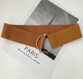 Belts for Women Simple Waist Elastic Ladies Band Round Buckle Decoration Coat Sweater Fashion Dress Waistband