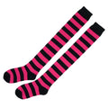 Black White Striped Long Stocking Women Warm Cotton Over The Knee Socks Sexy Thigh High Stockings Autumn Winter New 1 Pair
