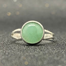 Momiji Natural Stone Open Ring for Women Handmade Bohemian Jewelry Gift Crystal Moonstone Tigereye Wedding Party Ring Adjustable