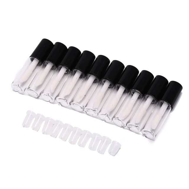 10pcs/lot Plastic Lip Gloss Tube DIY Lip Gloss Containers Bottle Empty Cosmetic Container Tool Makeup Organizer Wholesale