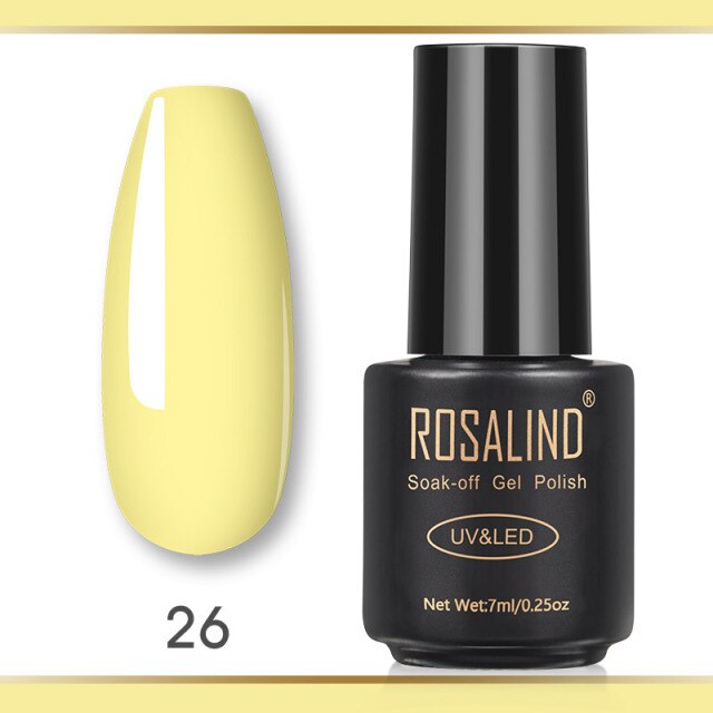 ROSALIND Gel polish For Nails Manicure Winter Colors vernis semi permanent primer Nail art Hybrid Gel Varnishes nail polish