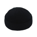 New Unisex Beanie Hat Ribbed Knitted Cuffed Winter Hat Warm Short Beanie Casual Solid Color Skullcap Baggy For Adult Men Beanie
