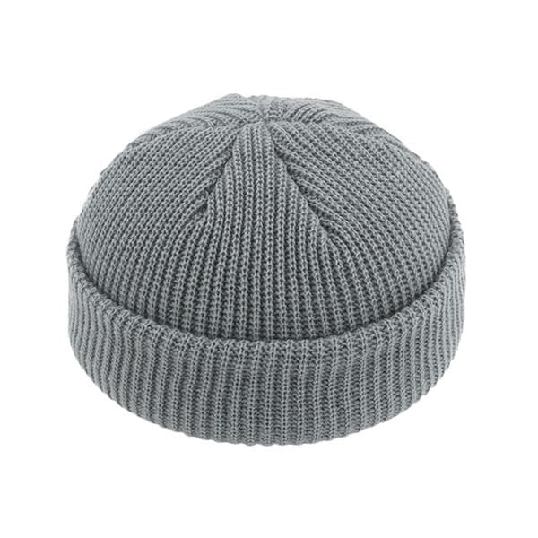 New Unisex Beanie Hat Ribbed Knitted Cuffed Winter Hat Warm Short Beanie Casual Solid Color Skullcap Baggy For Adult Men Beanie