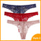 3 Pcs Panties Underwear Woman Lace Thong G String Sexy Briefs Lingerie Woman Thong T-back Lace Female Low Waist Women's Panties