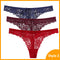 3 Pcs Panties Underwear Woman Lace Thong G String Sexy Briefs Lingerie Woman Thong T-back Lace Female Low Waist Women's Panties