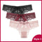 3 Pcs Panties Underwear Woman Lace Thong G String Sexy Briefs Lingerie Woman Thong T-back Lace Female Low Waist Women's Panties