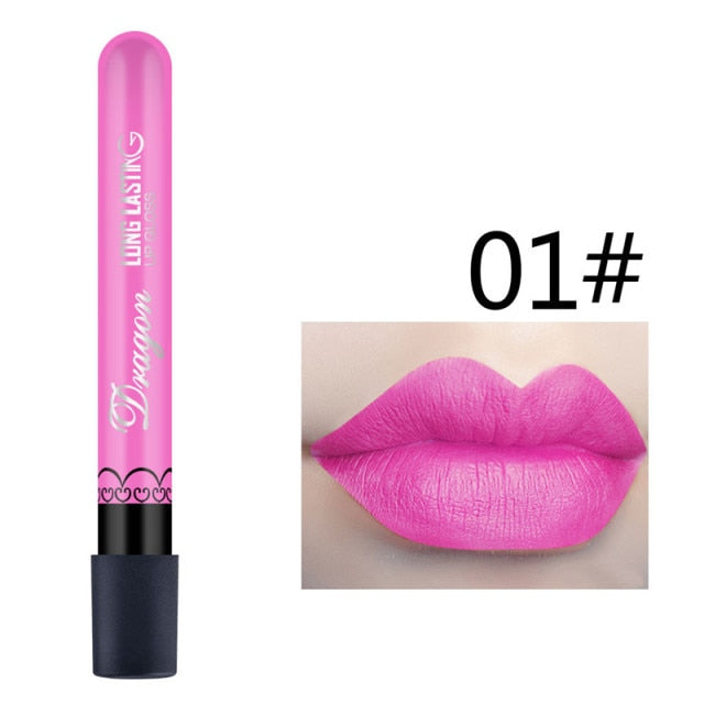 Tattoo Waterproof Lip Gloss Sexy Long Lasting Nutritious Matte Not Fade Lipstick Liquid Makeup Tools