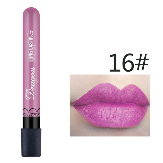 Tattoo Waterproof Lip Gloss Sexy Long Lasting Nutritious Matte Not Fade Lipstick Liquid Makeup Tools