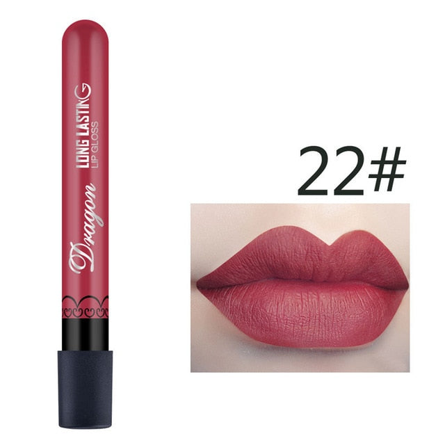 Tattoo Waterproof Lip Gloss Sexy Long Lasting Nutritious Matte Not Fade Lipstick Liquid Makeup Tools