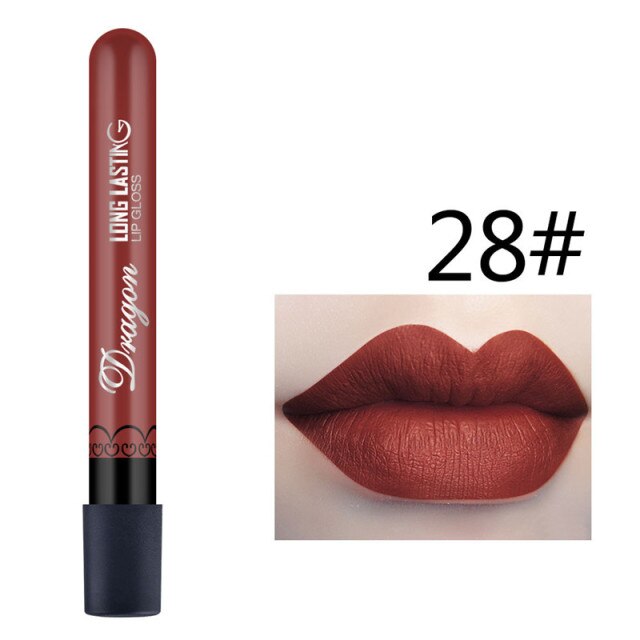 Tattoo Waterproof Lip Gloss Sexy Long Lasting Nutritious Matte Not Fade Lipstick Liquid Makeup Tools