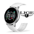 LIGE 2020 New Smart Watch Men Heart Rate Blood Pressure Information Reminder Sport Waterproof Smart Watch for Android IOS Phone