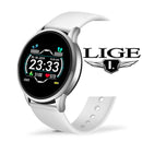 LIGE 2020 New Smart Watch Men Heart Rate Blood Pressure Information Reminder Sport Waterproof Smart Watch for Android IOS Phone