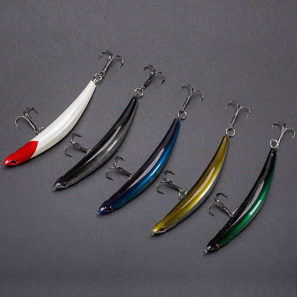 1Pcs Topwater Floating Pencil Fishing Lure 90/110mm 9/11g Sub Surface Dying Fish Lures Artificial Hard Bait Pesca Fishing tackle