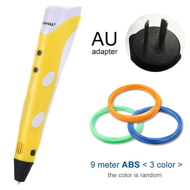 Myriwell 3D Pen Original DIY 3D Printing Pen With 1.75mm ABS Filament Creative Toy Birthday Gift For Kids Design Drawing