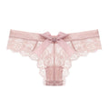 Amazing Women Lingerie G String Lace Underwear Female Bow Sexy T-Back Thong Lady Transparent Low Waist Panties