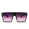 2020 Fashion Oversized Square Sunglasses Retro Gradient Big Frame Sun Glasses For  Women One Piece Gafas Shade Mirror Clear Lens
