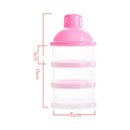 3 / 4 layers Bear Style Portable Baby Food Storage Box Essential Cereal Infant Milk Powder Box Toddle Snacks Container ZXH