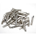 50pcs/lot Metal Crocodile Clips Cable Lead Testing Metal Alligator Clips Clamps Hair Clips Hairpins 35mm-75mm