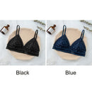 Women Lace Bra No Steel Ring Beauty Back Wrapped Chest Comfortable Daisy Brassiere Stretch Triangle Cup Padded Underwear 1/2Pcs