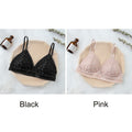 Women Lace Bra No Steel Ring Beauty Back Wrapped Chest Comfortable Daisy Brassiere Stretch Triangle Cup Padded Underwear 1/2Pcs