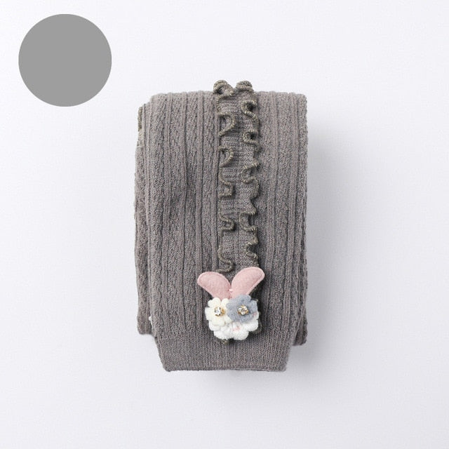 Autumn Winter Baby Tights Hot Baby Toddler Kid Girl Ribbed Stockings Cotton Warm Pantyhose Solid Candy Color Tight 0-5Y