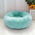 Pet Dog Bed Mat Fluffy Calming Dog Bed Blanket Long Plush Cat Dog House Beds Hondenmand Round Lounger Sofa Sleeping Bag Kennel