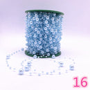 5 Yards 3-8mm Fishing Line Artificial Pearls Flower Beads Chain Garland Flowers Wedding Party Decoration Diy Accessories