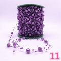 5 Yards 3-8mm Fishing Line Artificial Pearls Flower Beads Chain Garland Flowers Wedding Party Decoration Diy Accessories