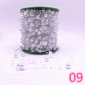 5 Yards 3-8mm Fishing Line Artificial Pearls Flower Beads Chain Garland Flowers Wedding Party Decoration Diy Accessories