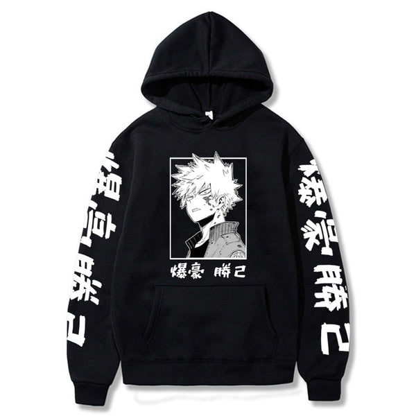 My Hero Academia Katsuki Bakugo Hoodies Sweatshirt Unisex Clothes Men Women Moleton