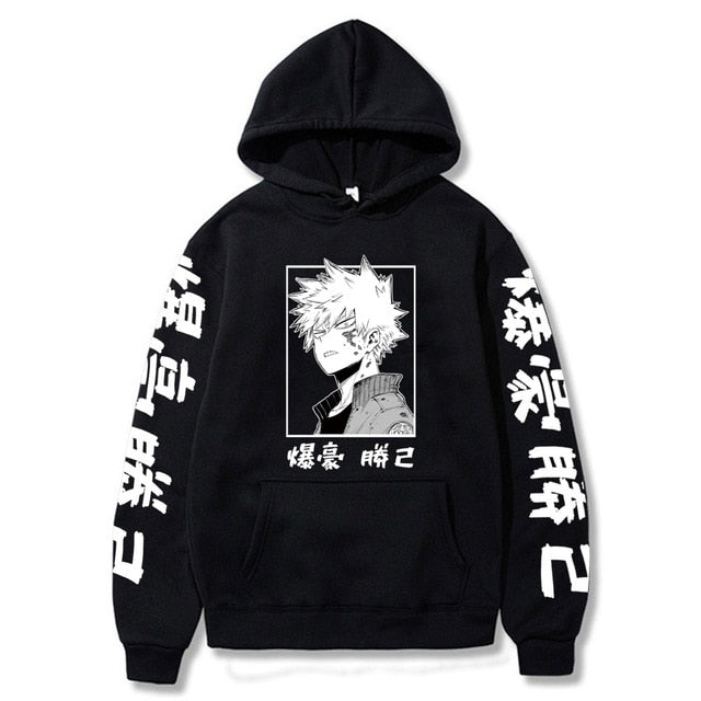 My Hero Academia Katsuki Bakugo Hoodies Sweatshirt Unisex Clothes Men Women Moleton