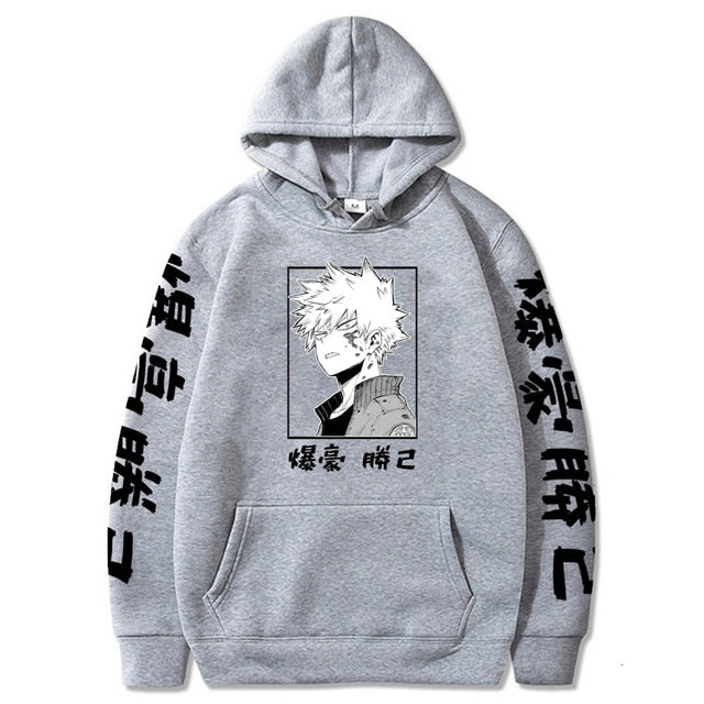 My Hero Academia Katsuki Bakugo Hoodies Sweatshirt Unisex Clothes Men Women Moleton
