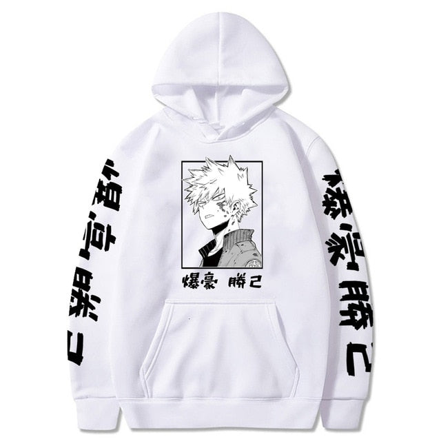 My Hero Academia Katsuki Bakugo Hoodies Sweatshirt Unisex Clothes Men Women Moleton
