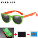 WarBlade Polarized Kids Sunglasses Silicone Flexible Children Sun Glasses UV400 Fashion Boy Girls Baby Shades Eyewear with Boxes