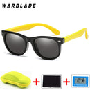 WarBlade Polarized Kids Sunglasses Silicone Flexible Children Sun Glasses UV400 Fashion Boy Girls Baby Shades Eyewear with Boxes