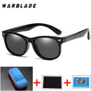WarBlade Polarized Kids Sunglasses Silicone Flexible Children Sun Glasses UV400 Fashion Boy Girls Baby Shades Eyewear with Boxes