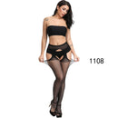 Hot Sale Erotic Stockings With Garter Belt For Women Fishnet Pantyhose Plus Size Thigh High Socks Sexy Lingerie