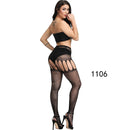 Hot Sale Erotic Stockings With Garter Belt For Women Fishnet Pantyhose Plus Size Thigh High Socks Sexy Lingerie