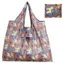 Big Size Thick Nylon Large Tote ECO Reusable Polyester Portable Shoulder Women's Handbags Folding Pouch Shopping Bag Foldable