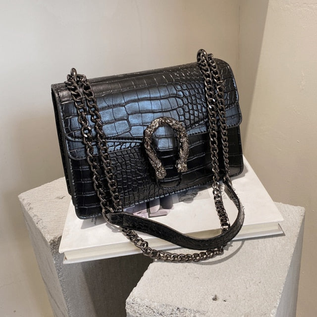 Luxury stone pattern leather Crossbody Bag for women 2020 fashion sac a main female shoulder bag female handbags and purses