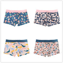 4pcs/lot Mens Underwear Boxers Cotton Fashion Printed Men Underpants Boxer Shorts Male Panties Pouch Vetement Homme