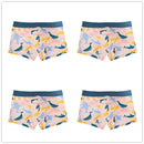 4pcs/lot Mens Underwear Boxers Cotton Fashion Printed Men Underpants Boxer Shorts Male Panties Pouch Vetement Homme