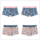 4pcs/lot Mens Underwear Boxers Cotton Fashion Printed Men Underpants Boxer Shorts Male Panties Pouch Vetement Homme