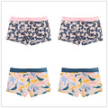 4pcs/lot Mens Underwear Boxers Cotton Fashion Printed Men Underpants Boxer Shorts Male Panties Pouch Vetement Homme