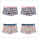 4pcs/lot Mens Underwear Boxers Cotton Fashion Printed Men Underpants Boxer Shorts Male Panties Pouch Vetement Homme